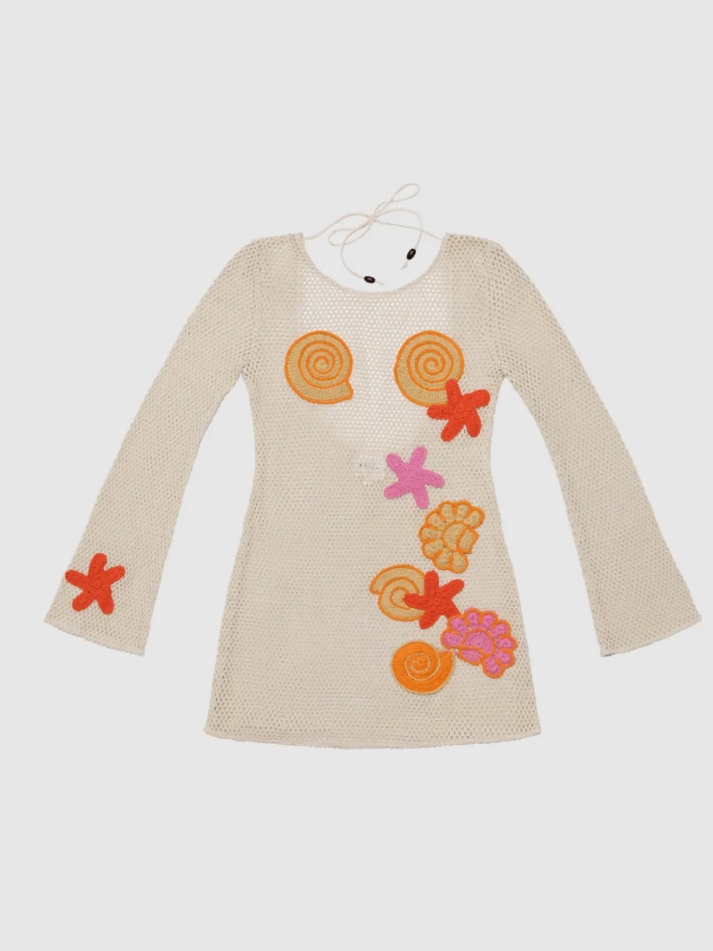 The Wolf Gang Enzo Mini Dress | Sea Shell Crochet NEW - Picture 16 of 16